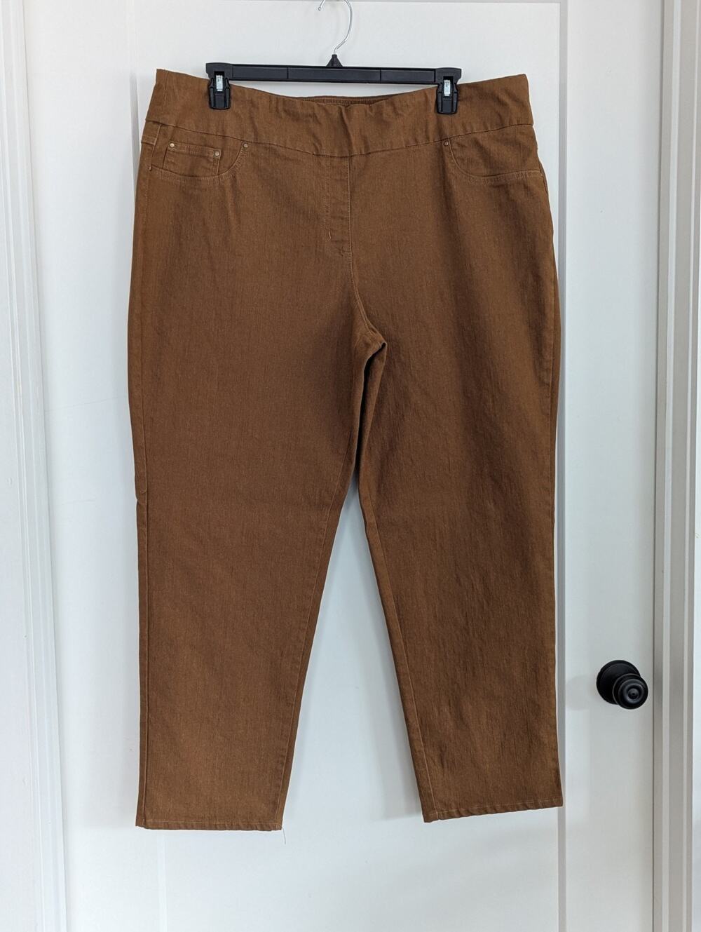Ruby Rd Women's 22W Yellow-brown Colored Denim Jeans Grandmacore EUC